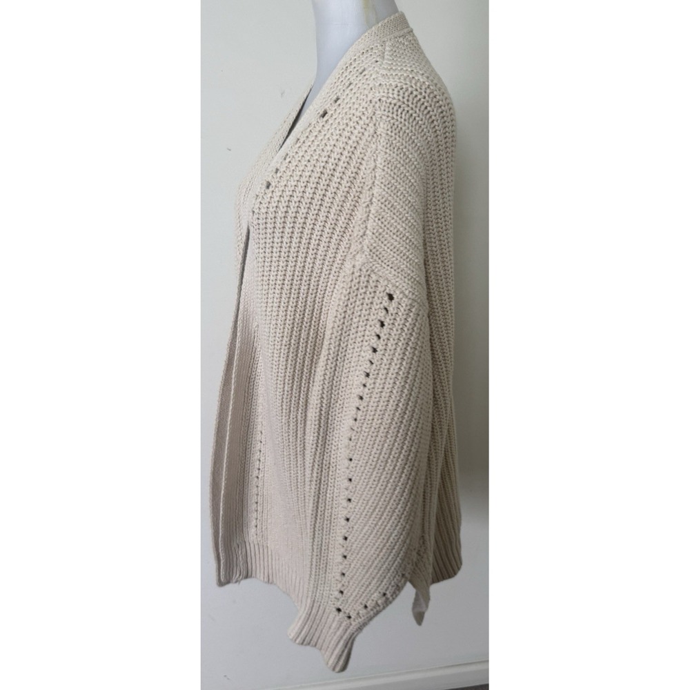Free People Nightingale Cardigan Knit Sweater Womens Size XS Cream - Picture 5 of 9